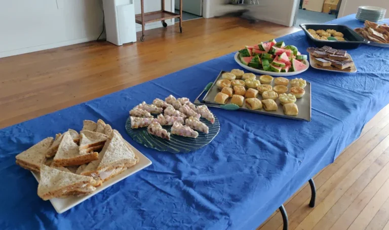 Afternoon tea after the gala